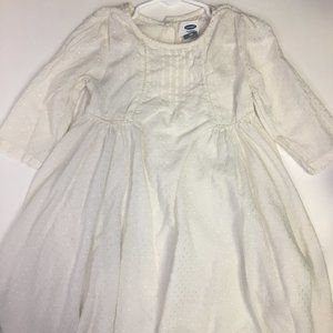 Old Navy Ivory flowy long dress size 4T toddler little girls